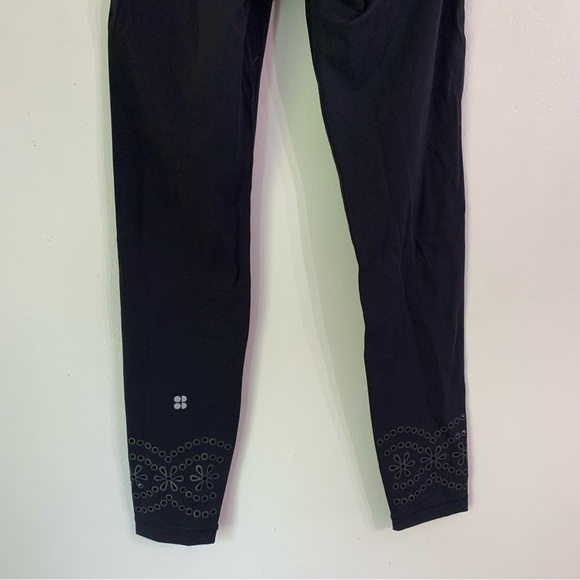 NWT Sweaty Betty Power Laser Cut
7/8 Workout Black Leggings Size 0 - Picture 8 of 11